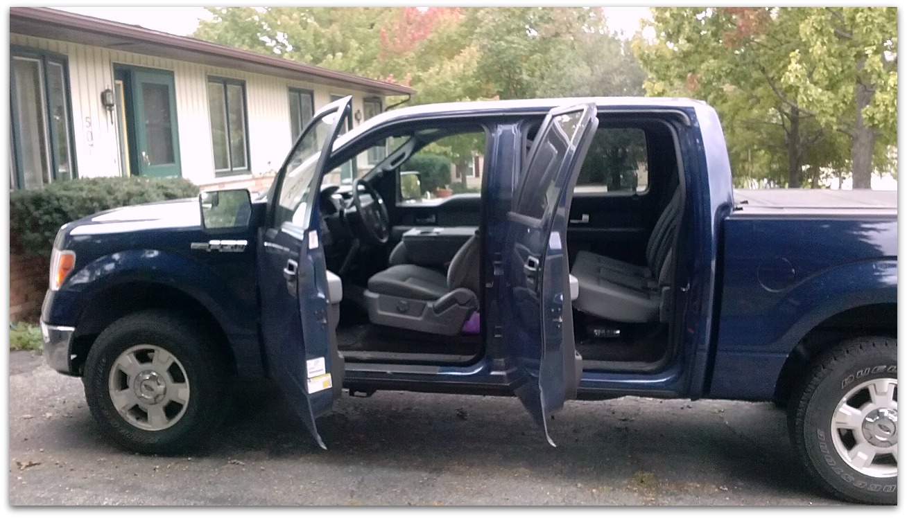 happier driving a truck